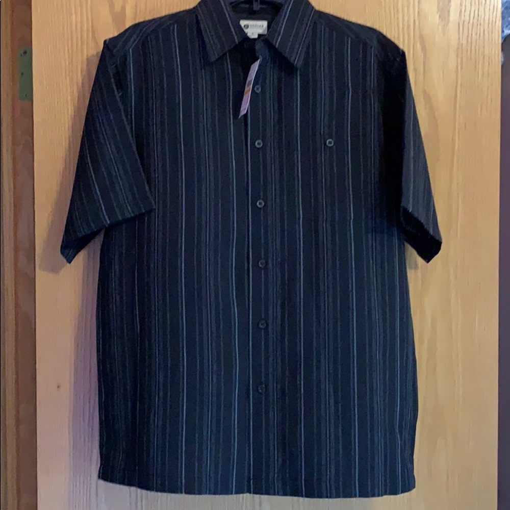 Black Striped Dress shirt